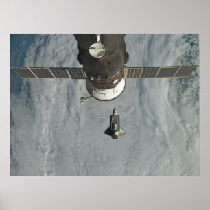 Póster Detecção de Shuttle de Espaço e ISS (STS-120)