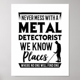 Poster Detector de metal