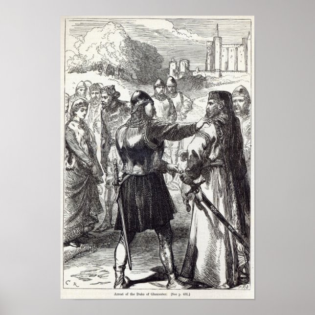 Póster Detenção do Duque de Gloucester (Frente)
