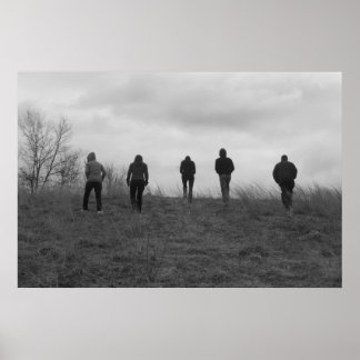 Póster Determinação de Poster/Impressão de preto e branco