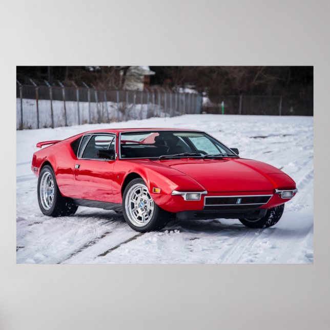 Poster Detomaso Pantera (Frente)