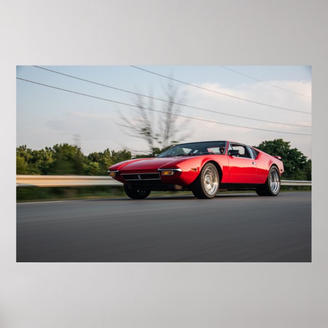 Poster Detomaso Pantera (Frente)