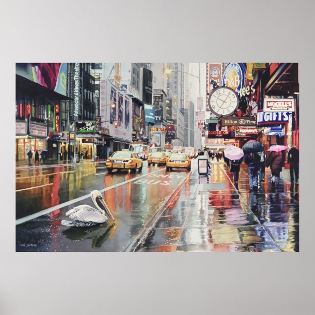 Poster "Detour" Pelican em Nova Iorque (Frente)