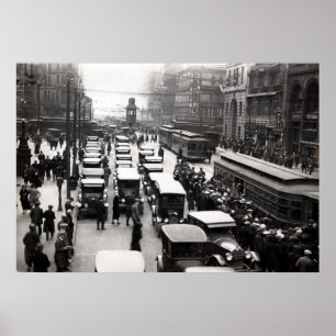 Póster Detroit - 1920