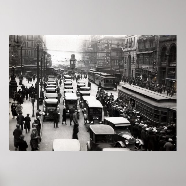 Póster Detroit - 1920 (Frente)