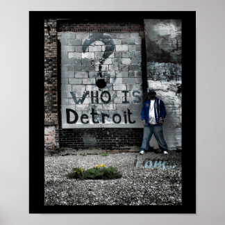 Póster Detroit (eu sou)