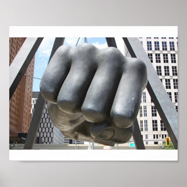 Poster Detroit Fist (Frente)