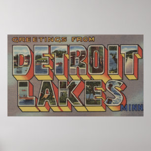 Poster Detroit Lagos, Minnesota - Cenas Grandes