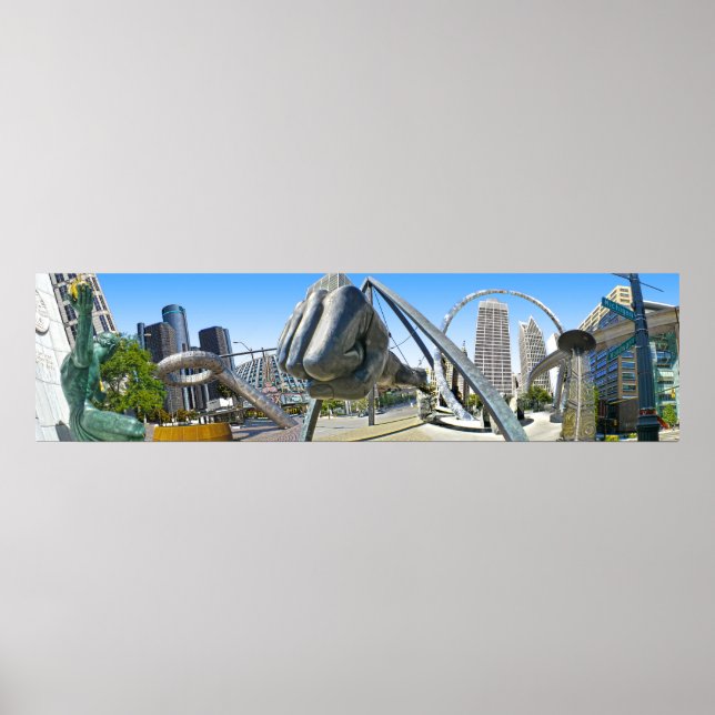 Poster Detroit Mural (Frente)