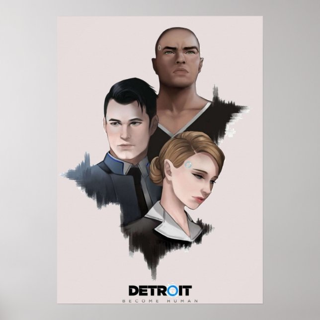 Poster Detroit se torna humano (Frente)