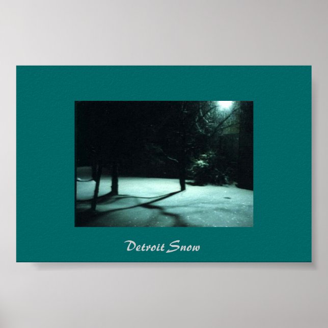 Poster Detroit Snow (Frente)