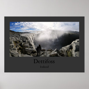 Póster Dettifoss (Islândia)
