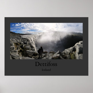 Póster Dettifoss (Islândia)