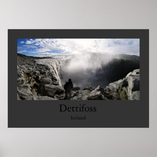 Póster Dettifoss (Islândia) (Frente)