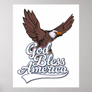 Poster Deus Abençoe a América