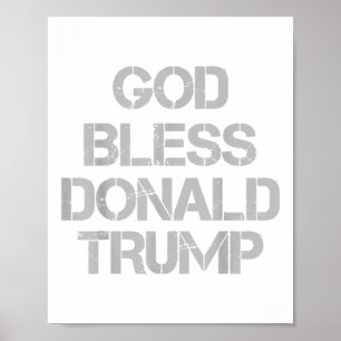 Poster Deus abençoe Donald Trump T Shirt _1