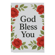 Deus Abençoe Você Rosa Floral