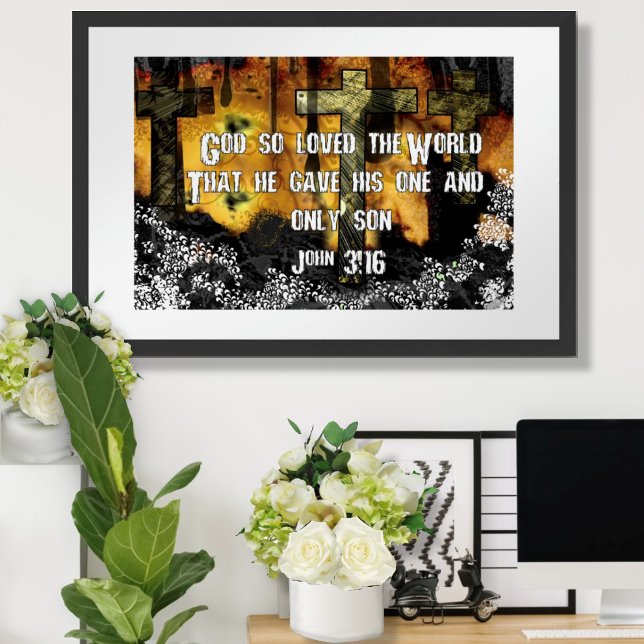 Póster Deus Adorava Tão Amado O Mundo (Criador carregado)