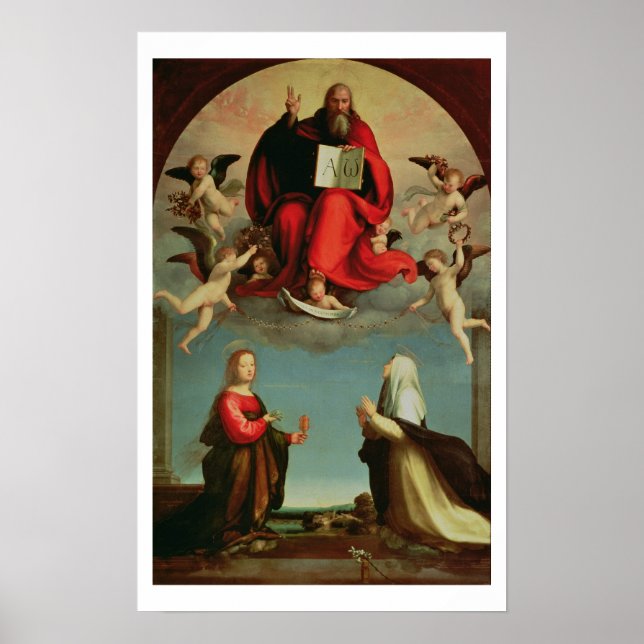 Poster Deus aparentando Ruas. Mary Magdalen e Ruas. Cathe (Frente)