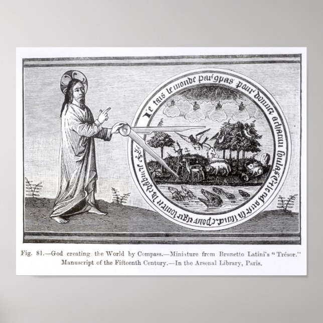 Póster Deus Criando o Mundo por Compass (Frente)