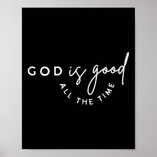 Poster Deus Cristão É Bom O Tempo Todo Bíblia Verse Fai