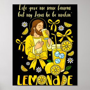Poster Deus Cristão Religioso Meu Jesus Ele Está Fazendo