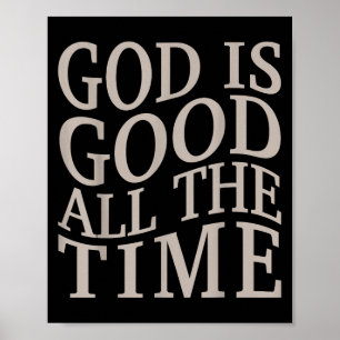 Poster Deus da Juventude é Bom Menina Cristã Jesus Ama Y