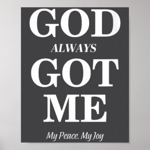 Poster Deus da Mulher Sempre Me Conseguiu, Minha Paz Minh