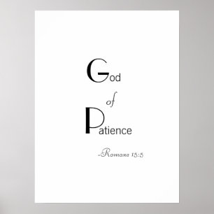 Poster Deus da Paciência