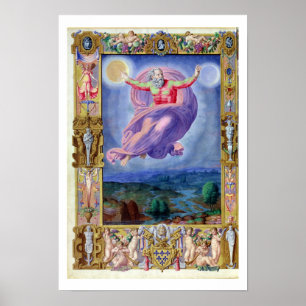 Póster Deus do latino 8880 fol.182v o pai, do Psalt