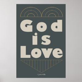 Poster Deus é amor