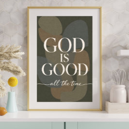 Poster DEUS É BOM | Cristão