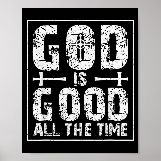 Poster Deus É Bom O Tempo Todo  (Frente)