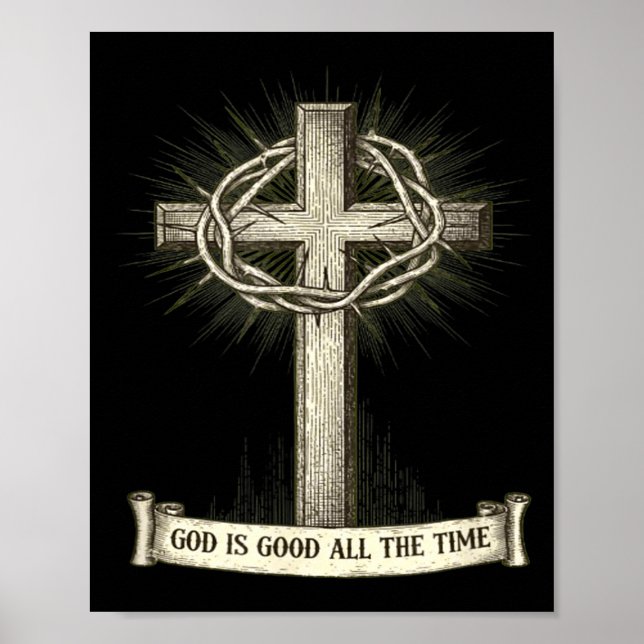 Poster Deus É Bom O Tempo Todo  (Frente)