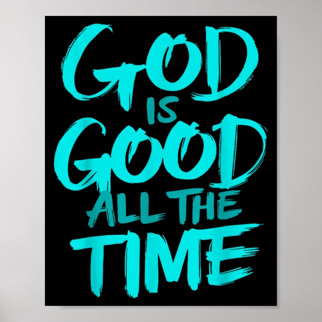 Poster Deus É Bom O Tempo Todo  (Frente)