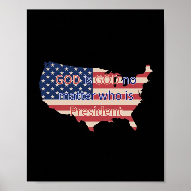 Poster Deus é Deus (Frente)