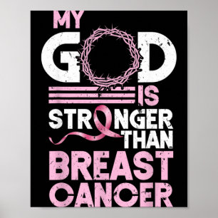 Poster Deus é Mais Forte do que a Consciência do Cancro d