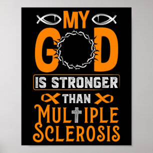 Poster Deus É Mais Forte Que A Esclerose Múltipla