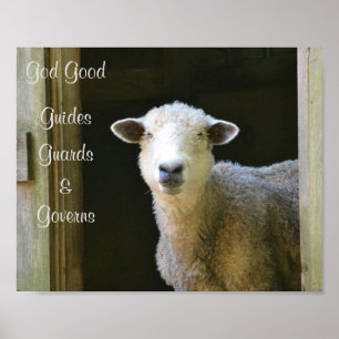 Poster Deus É Um Bom Ovelha