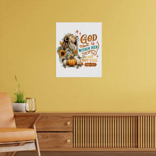 Poster Deus Está Dentro Dela.