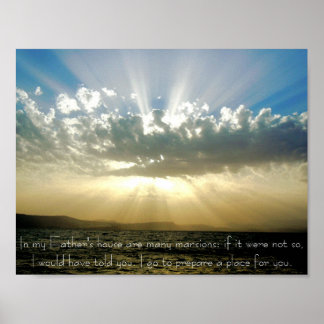 Poster Deus Está Preparando Um Lugar