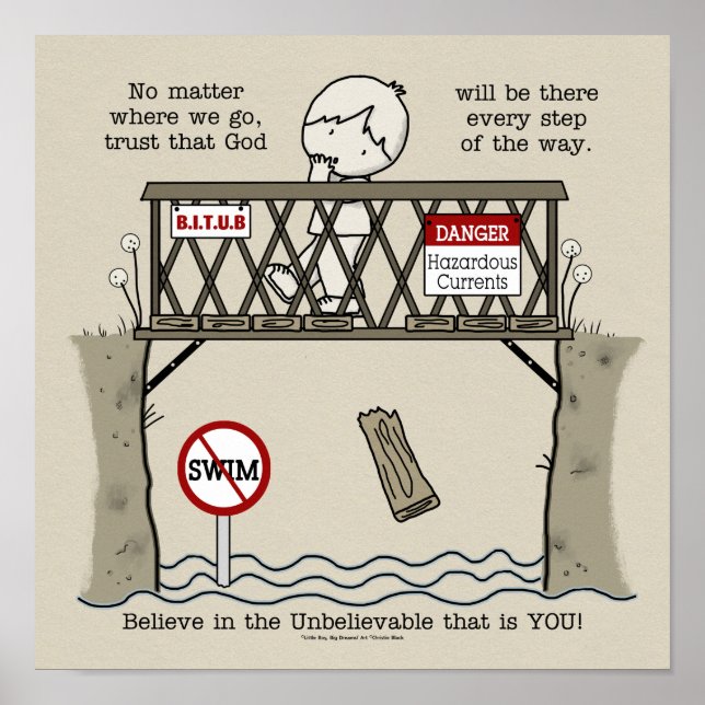 Poster Deus Estará Lá (Frente)