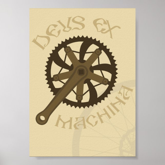 Póster Deus ex machina (Frente)