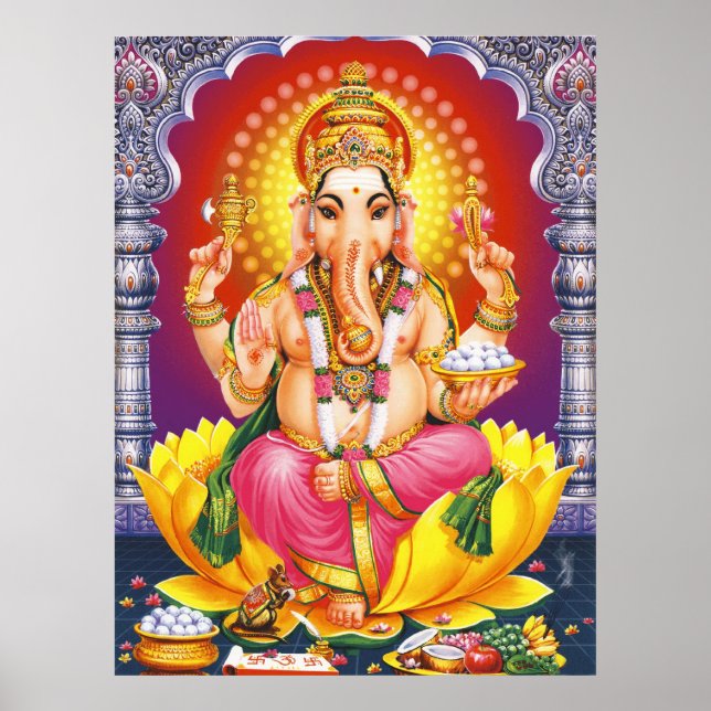 Poster Deus Ganesha (Frente)