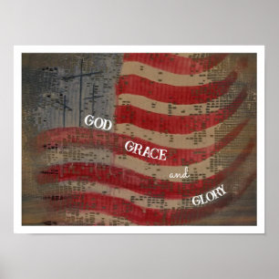 Poster Deus, Graça e Glória