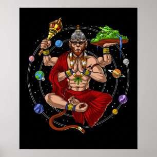 Poster Deus Hindu Hanuman