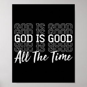 Poster Deus Jesus Cristo É Bom O Tempo Todo Religioso