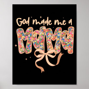 Poster Deus Me Fez Uma Mãe Coquete Arco Cristão Jesus Ha