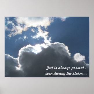 Póster Deus na Tempestade