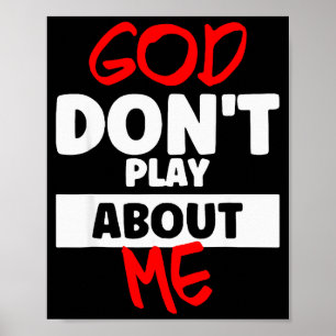 Poster Deus Não Brinca Comigo